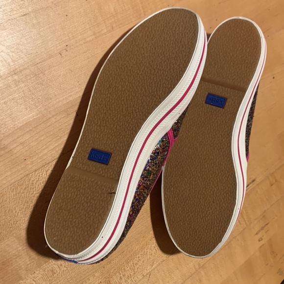 Beautiful glittery Kate Spade slip ons that’s great for the holidays ! - Picture 3 of 4